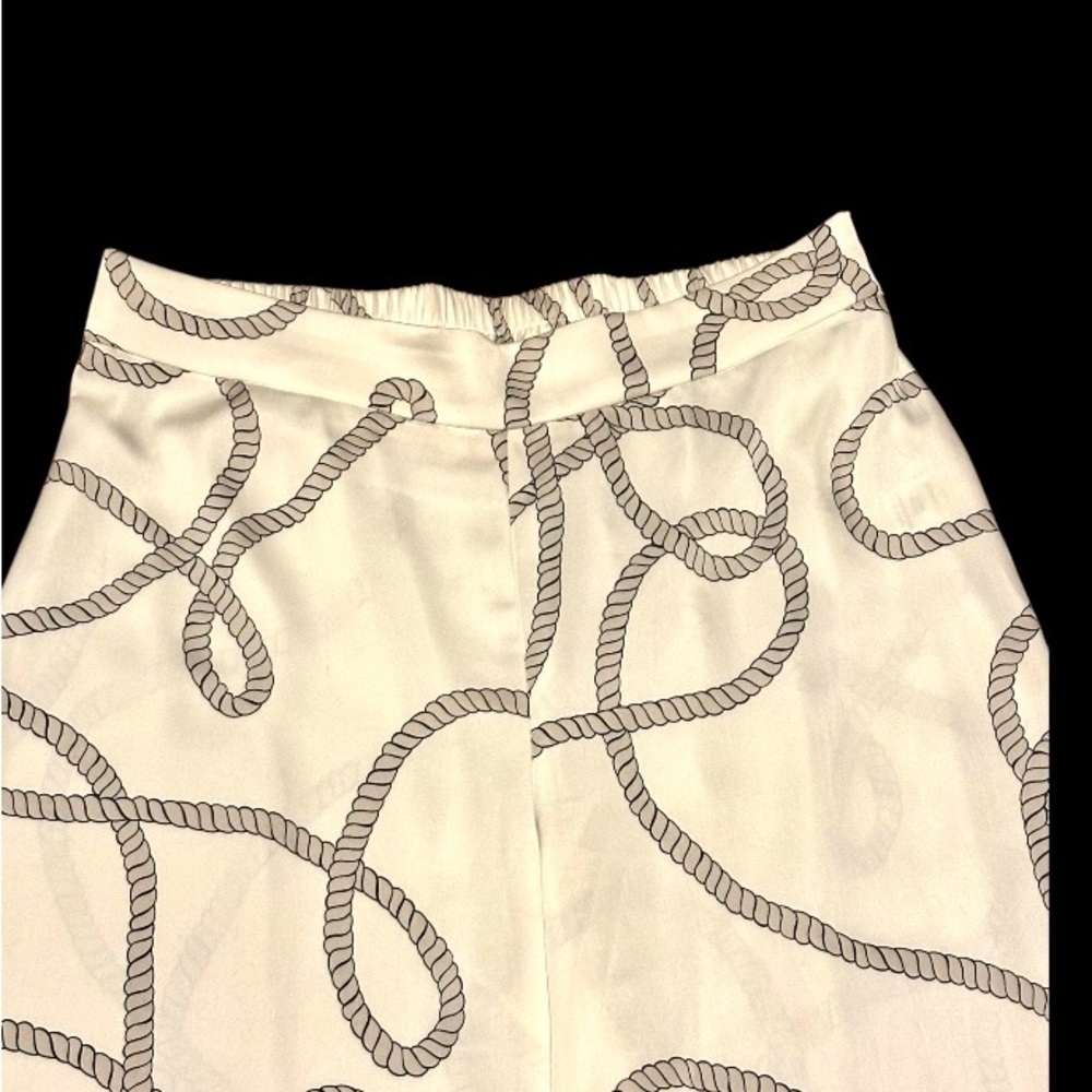 Joie Women’s Satin Wide Leg Pants Size L - Picture 3 of 8